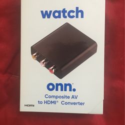 Onn Composite  AV  to HDMI Converter 