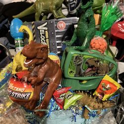 Dinosaur Easter basket
