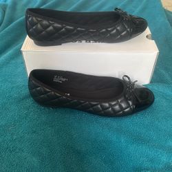Black Ballet Flats Size 9