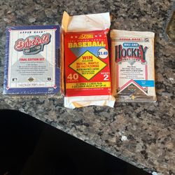 Baseball,hockey Cards