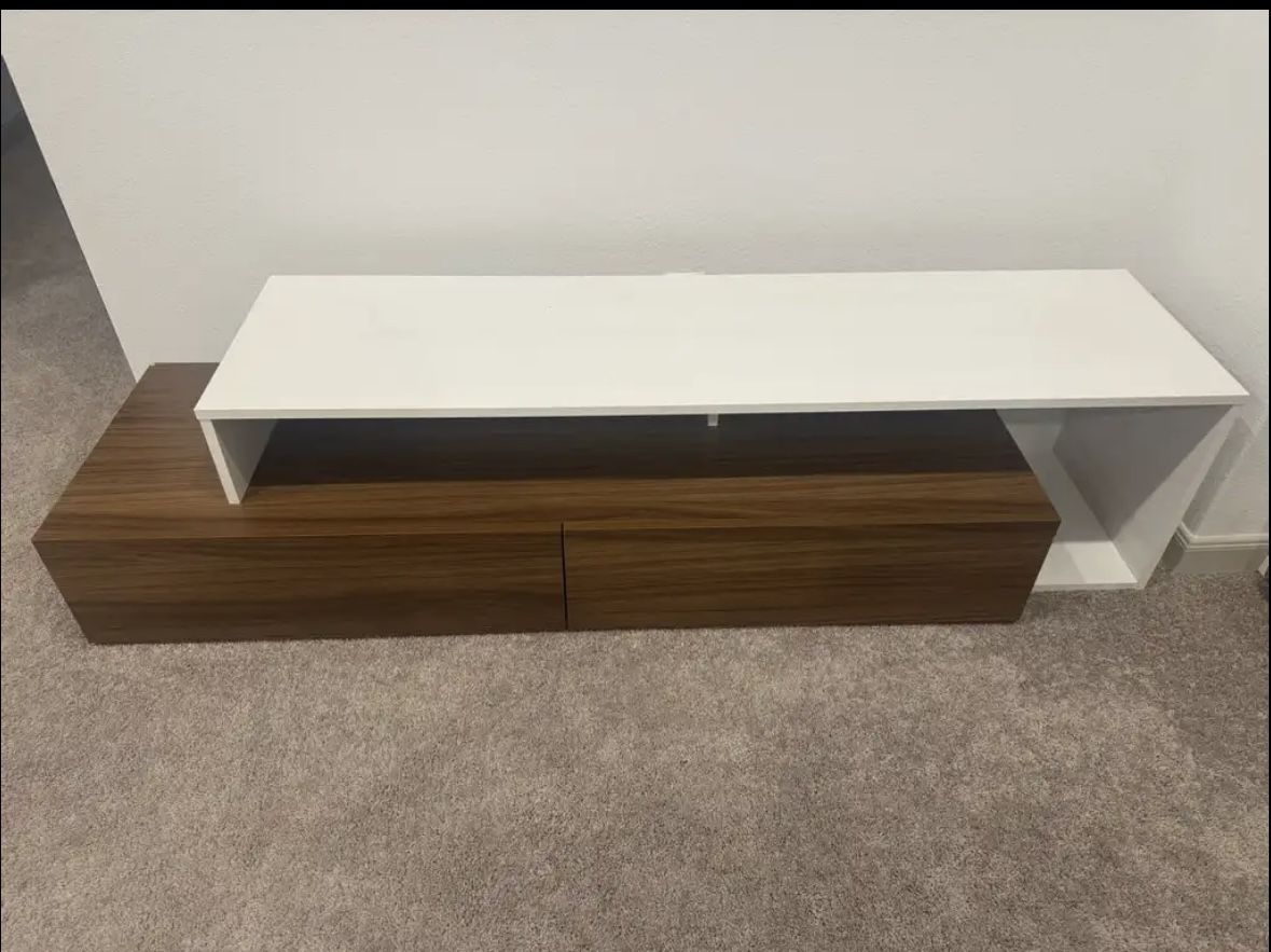 TV Stand For TVs Up To 78” with 2 Drawers