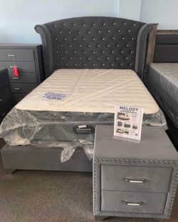 New 4pc bedroom set in box buy now pay later $39 down no credit needed