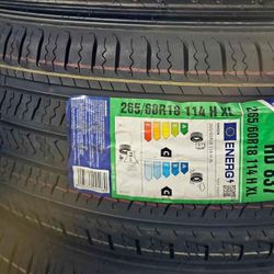 265 60 18 Tires New Set 