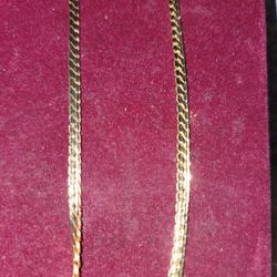 22 Inch Gold Filled Snake Chain