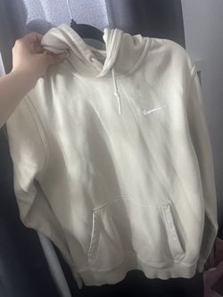 Nike hoodie cream color