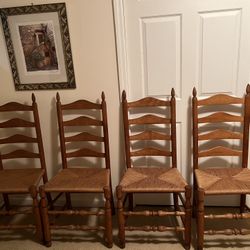 Beautiful tall caned chairs -each 