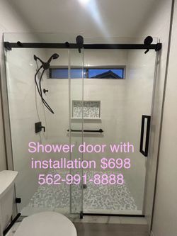Sliding Shower Door Frameless 