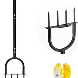 76 Inch Tall Outdoor Shepherds Hook with 5 Prong Base, Adjustable Bird Feeder Pole Hanger for Hanging Outside Birdfeeders, Plant Baskets, Lanterns, We