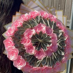 PINK MONEY BOUQUET 