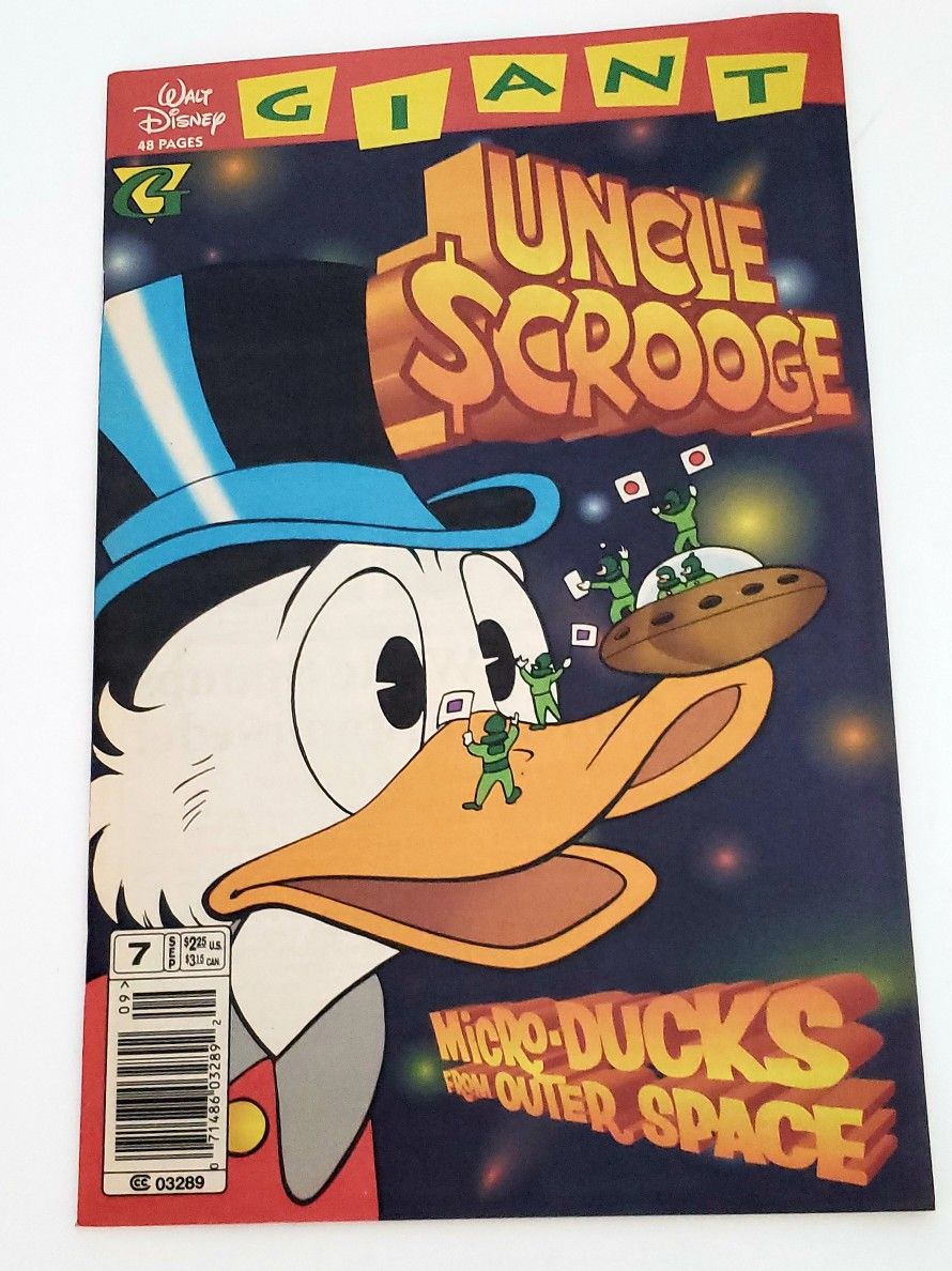 Uncle Scrooge Micro-Ducks From Outer Space Walt Disney Giant Comic Book #7 