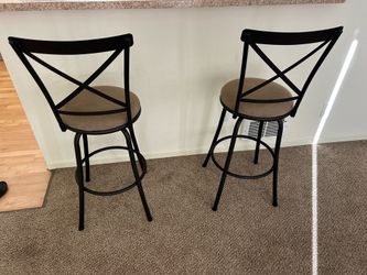 Swivel bar chair counter top  (pair)