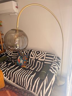 West Elm Over-Arching Acrylic Shade Floor Lamp