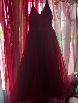 Maroon Bridesmaid Dress