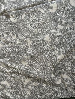 Duvet Cover Paisley Print Fabric
