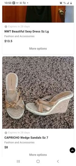 Capricho Wedge Heels Size 7