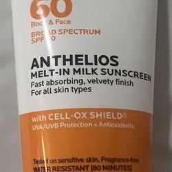 La Roche-posay Anthelios 60 Melt-in Sunscreen Milk 5oz
