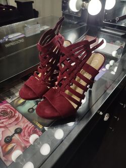 Burgundy Heels