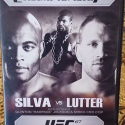 Ufc 67 All Or Nothing Silva Vs Lutter Rampage Jackson DVD 