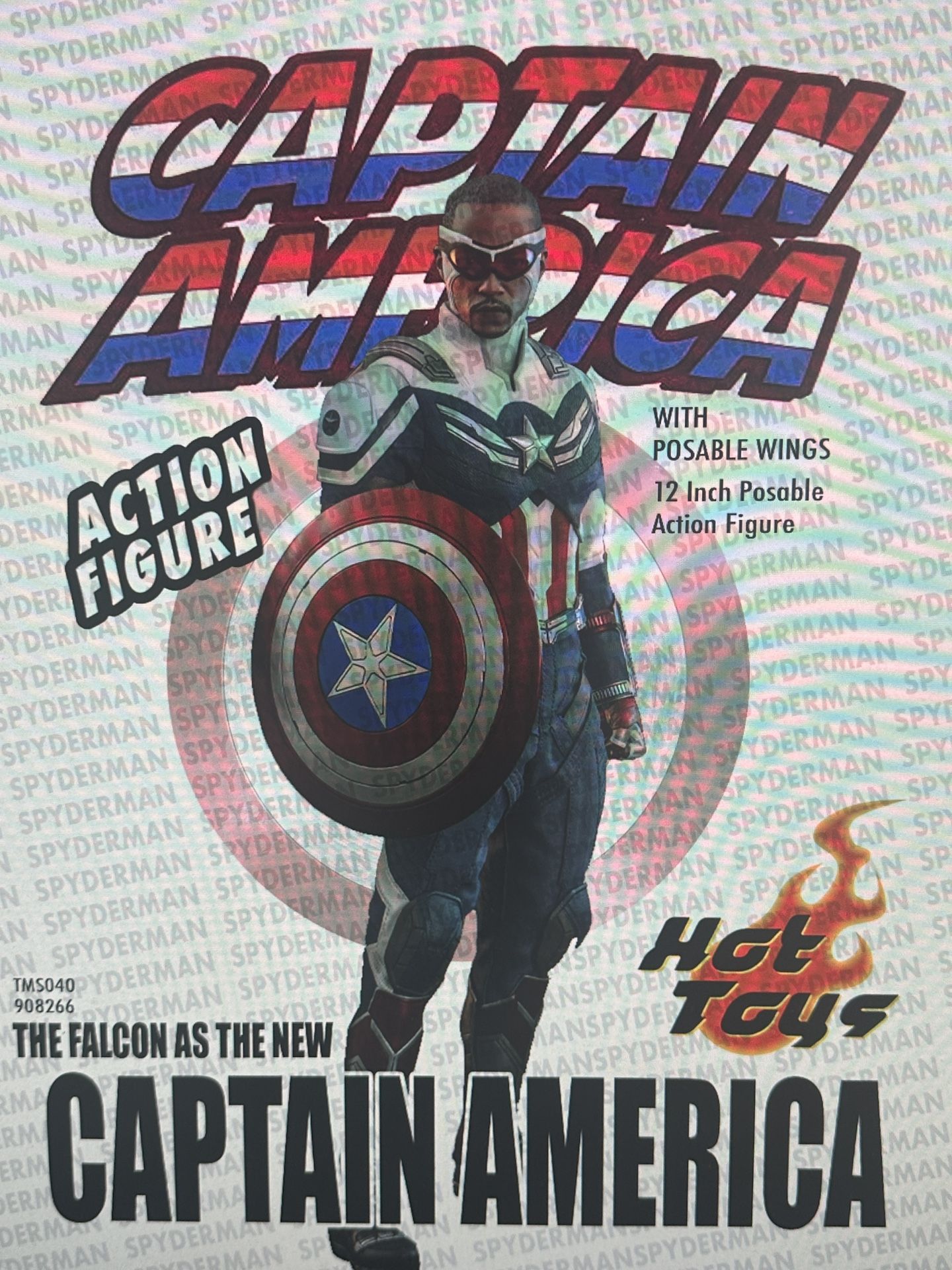The Cal on As Captain America Hot Toys 1/6 Scale Figure. New In Box 