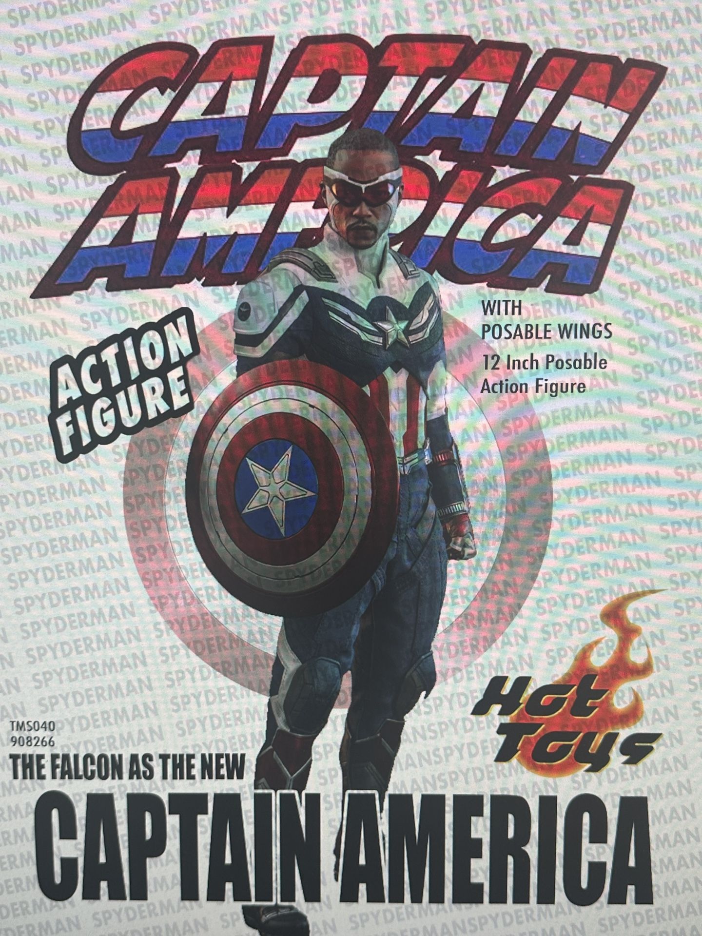 The Cal on As Captain America Hot Toys 1/6 Scale Figure. New In Box
