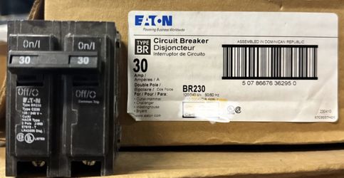 New Eaton BR230 Circuit Breaker