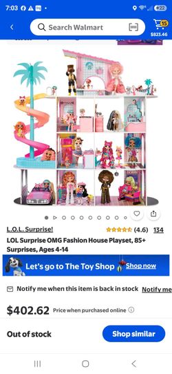 lol doll house with dolls and accessories