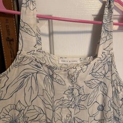 Blue Floral Dress 