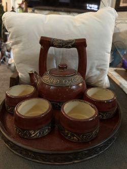Vintage Pier One Imports Shanghai Tea Set - New