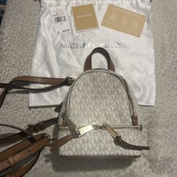 Michael Kors Rhea Mini Logo Backpack 