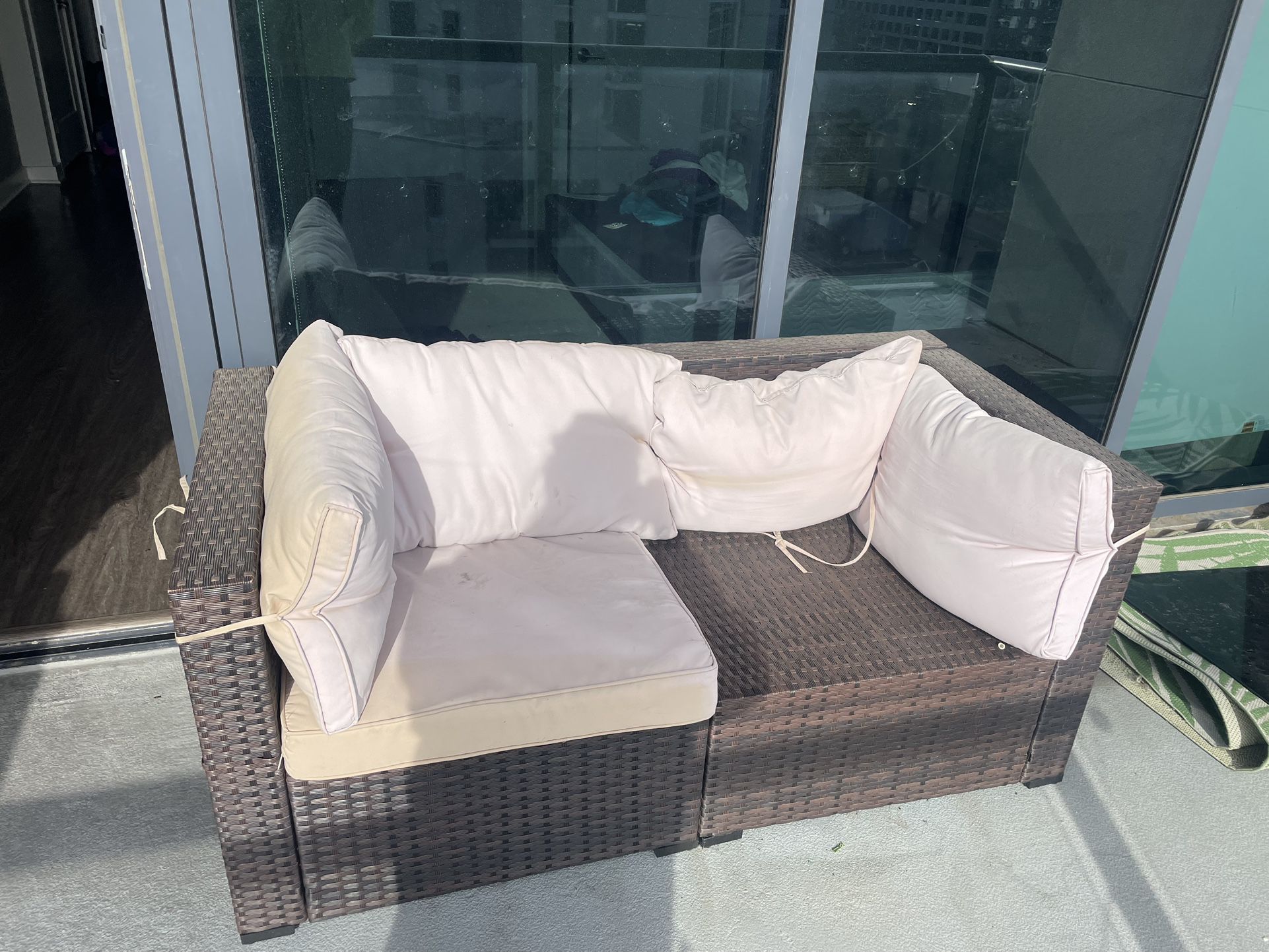 Outdoor Loveseat With Cushions