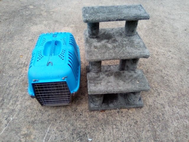 Cat Pet Carrier Kennel + Cat Tree