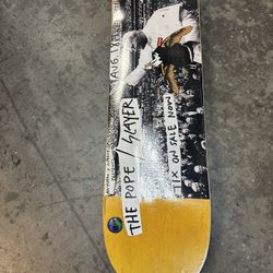 Supreme Anti Hero Skate Deck Super Rare 8.25 Pope Slayer