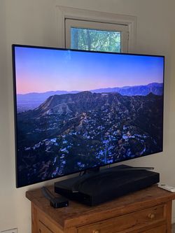LG OLED TV 65 inch with ZVOX (Incredible condition)
