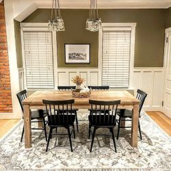 Custom Designed Farmhouse Dining Tables.