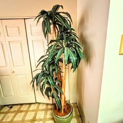 6 foot tall artificial tropical tree fake plant