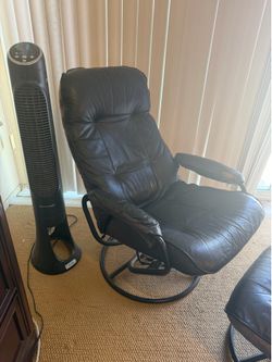 Swivel Chair & Ottoman