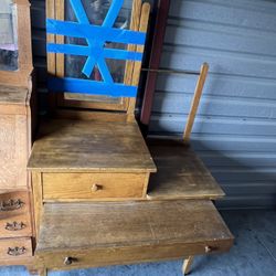 Tiger Oak Dresser 1920s Era