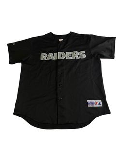Vintage Majestic Oakland Raiders Jersey Men’s XL Black NFL Football Logo
