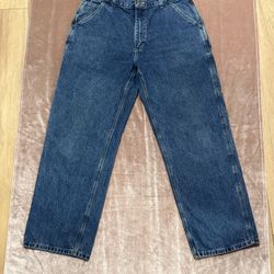 Carhartt Blue Denim Carpenter Jeans 36x32