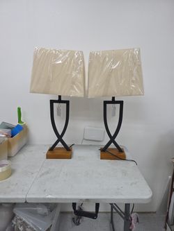 Set De Lamparas De Mesa 