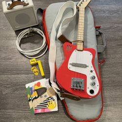 Loog Mini Guitar and amp 