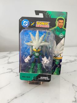 DC x Sonic the Hedgehog Silver Green Lantern Figure