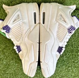 Metallic purple Jordan 4