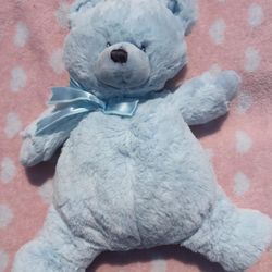 Baby Gund Oliver Teddy Bear Blue 10" Plush Stuffed Animal