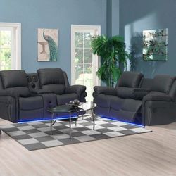 SOFA AND LOVESEAT  ( RECLINERS)