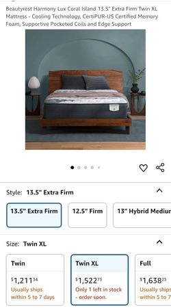 13.5 Extra Firm Twin Mattress