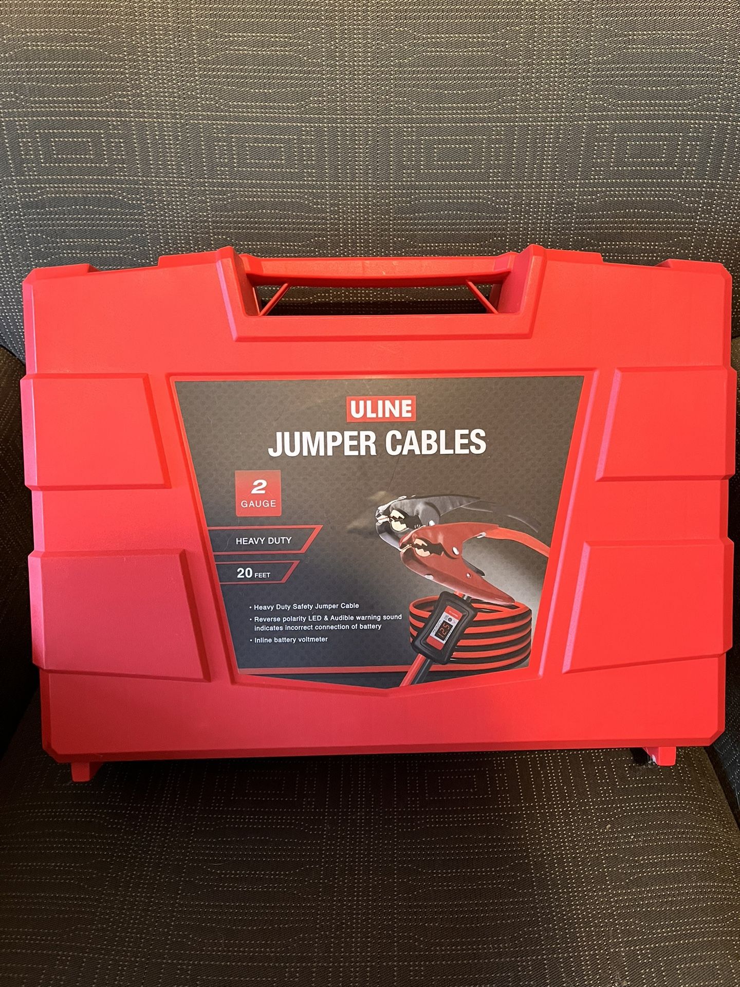 Inline Battery Voltmeter 2 Gauge Heavy Duty Uline Jumper Cables 20