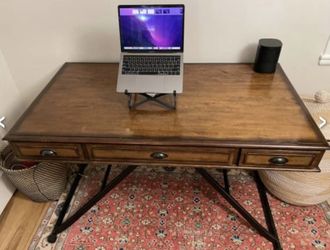 Wood Desk, electric sit/stand