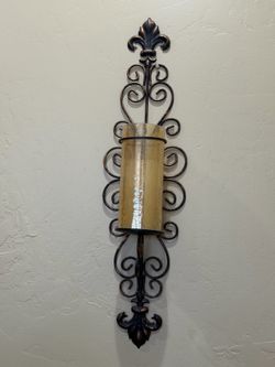 Rustic Wall Candle