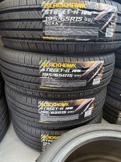 195 65 15 Blackhawk $85 Each